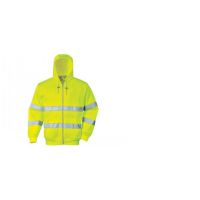 Hi-Vis zipzáros pulóver - sárga