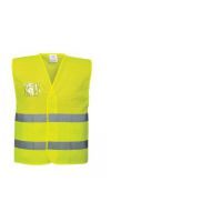 Hi-Vis hálós mellény - sárga