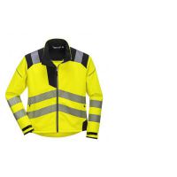 Vision Hi-Vis softshell kabát - sárga / fekete