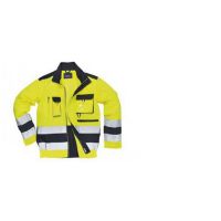 Texo Hi-Vis kabát - sárga / tengerészkék