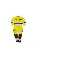 Texo Hi-Vis overál - sárga / tengerészkék